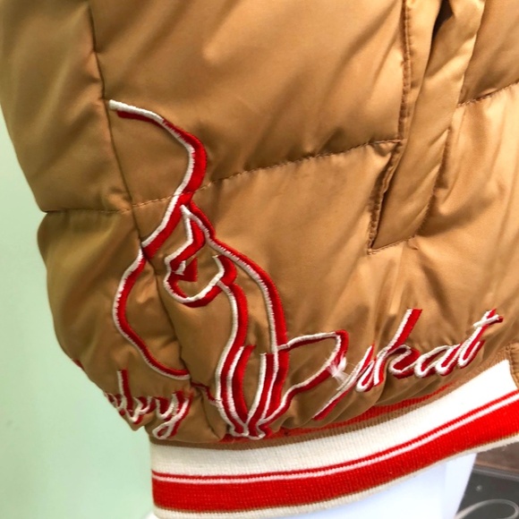 Baby Phat Brown Puffer Jacket Size M - Picture 4 of 14
